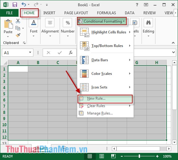Hướng dẫn cách tô màu hàng, cột xen kẽ trong Excel