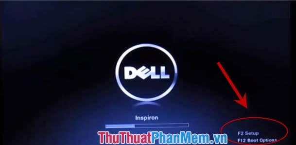 Liên kết với BIOS trên máy tính xách tay Dell