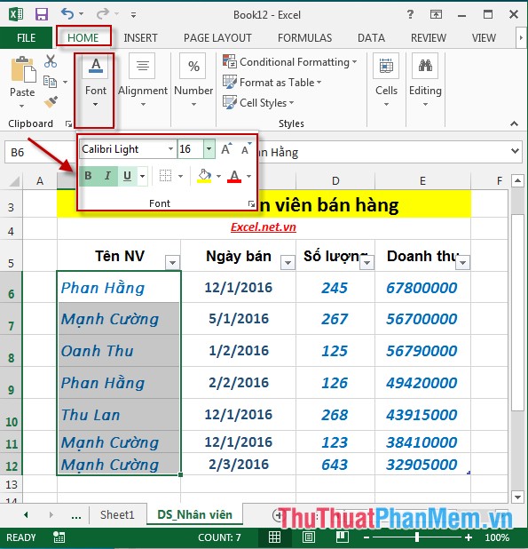 Cách định dạng dữ liệu trong Excel: Hướng dẫn chi tiết