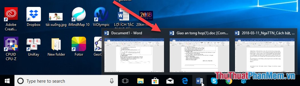 2023 Cách bật, tắt Preview Thumbnails trên thanh taskbar trong Windows 10
