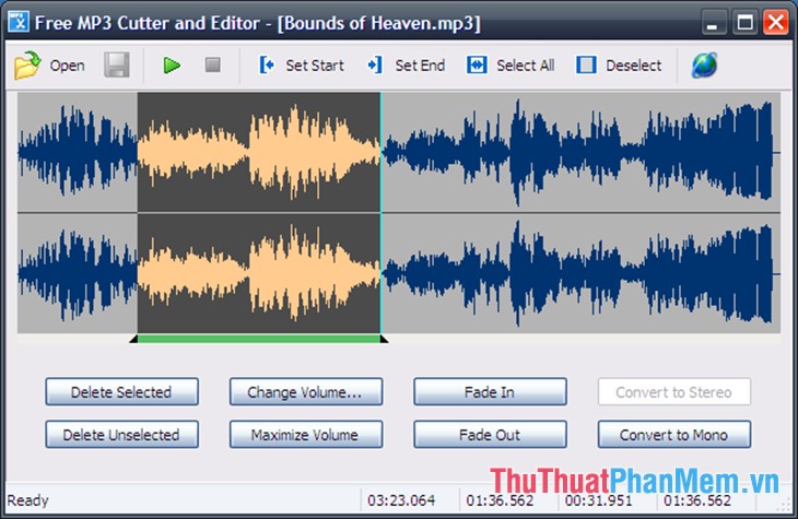 Phần mềm Free MP3 Cutter and Editor - Copy