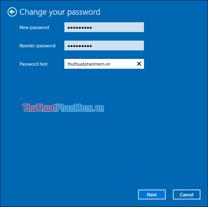 Kiểu Password