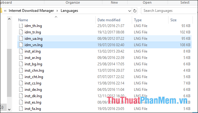 Copy 3 file giải nén được vào thư mục cài đặt của IDM