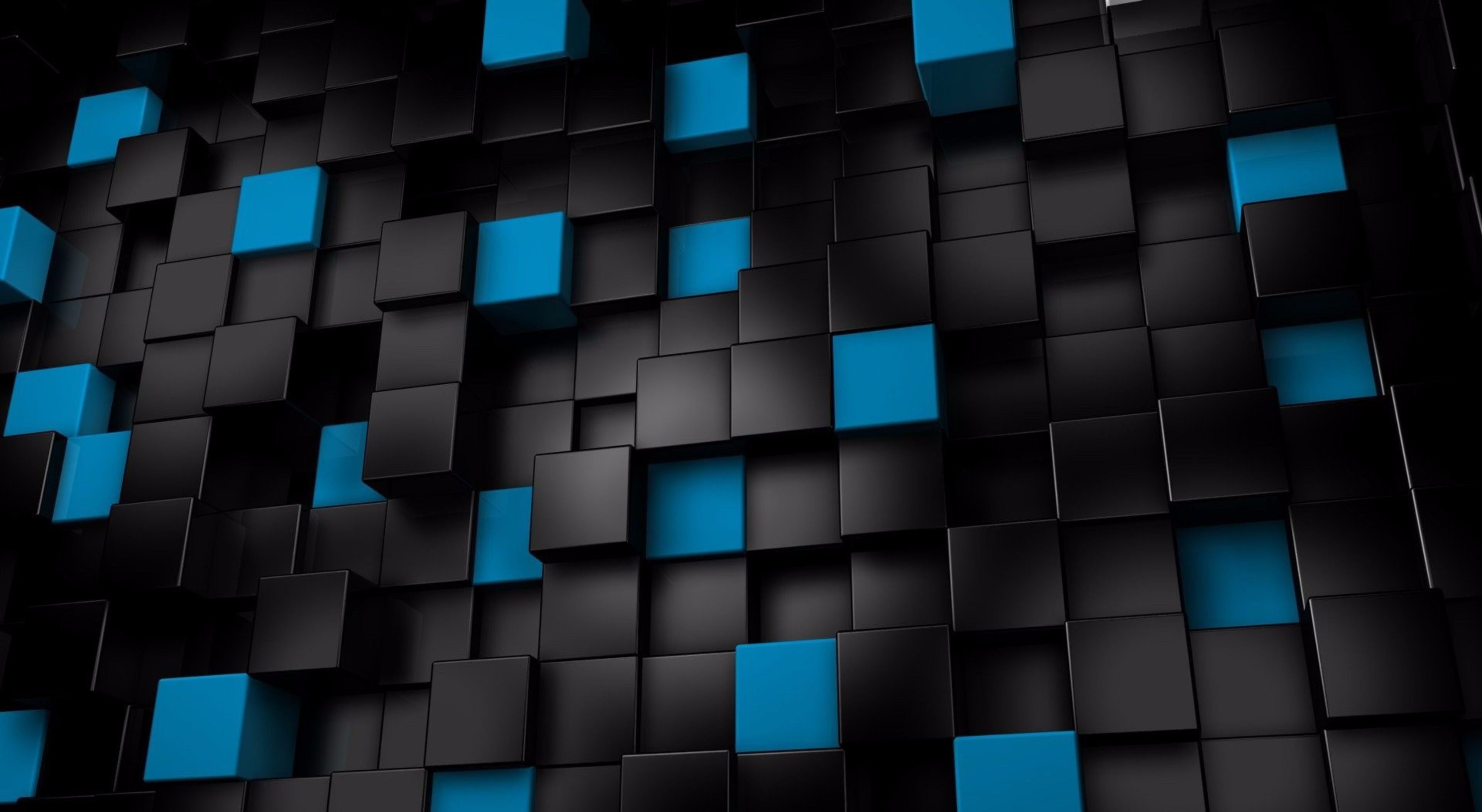 Wallpaper 4k - Hình nền 4k khối hình 3D từ các ô vuông đẹp