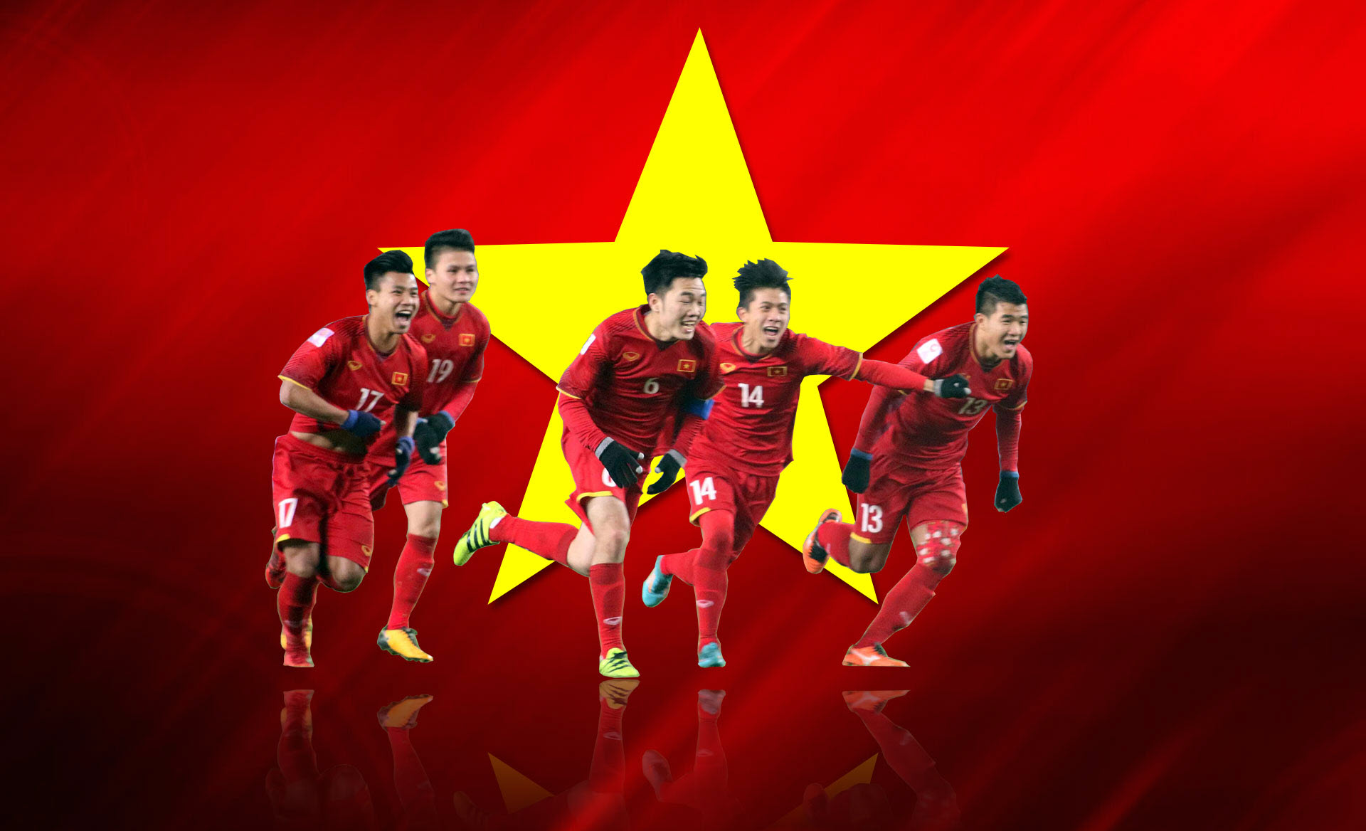 Hình nền Laptop Full HD các cầu thủ đội tuyển U23 Việt Nam