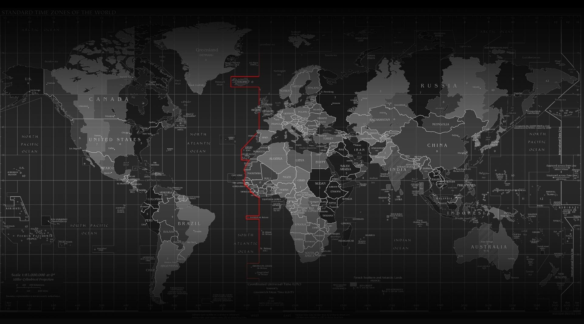 Hình nền Laptop Full HD hình bản đồ thế giới đẹp