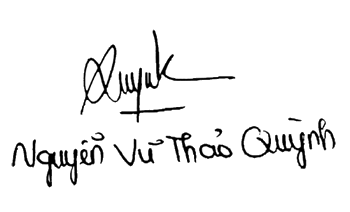 Mẫu chữ ký đẹp tên Quỳnh