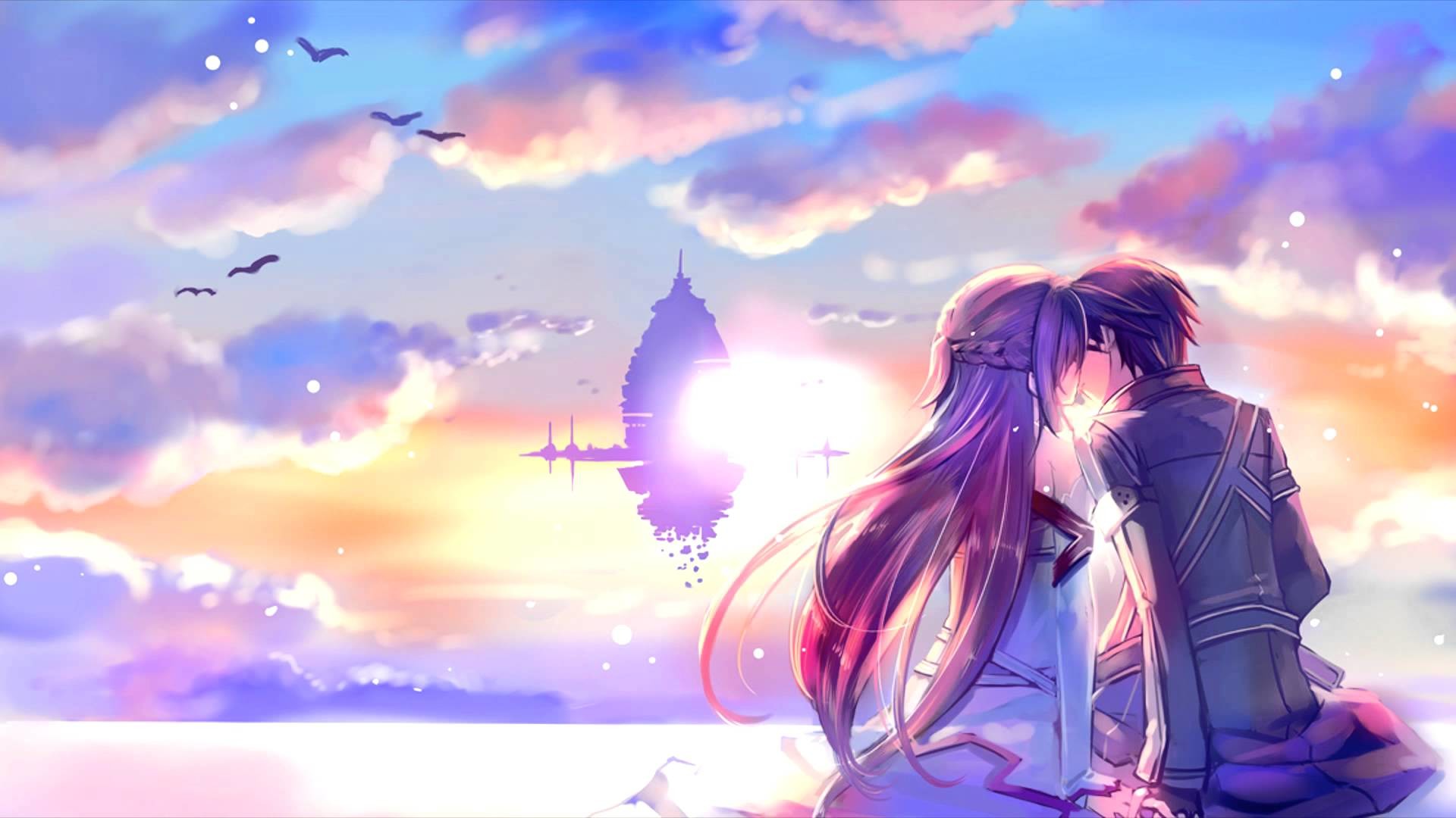 Hình nền cho Laptop hình nền anime tình yêu đẹp