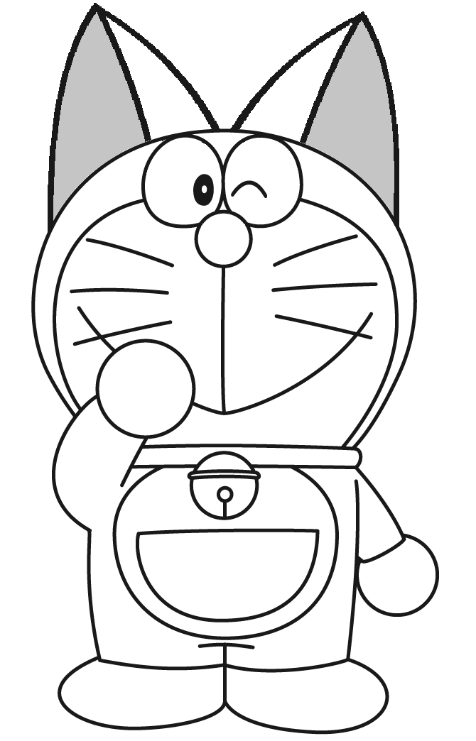 Tranh tô màu Doraemon  (2)