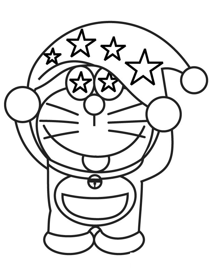 Tranh tô màu Doraemon  (35)