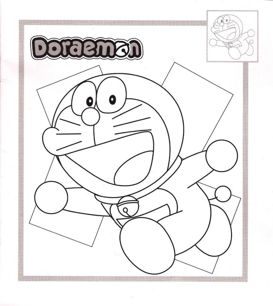 Tranh tô màu Doraemon  (41)