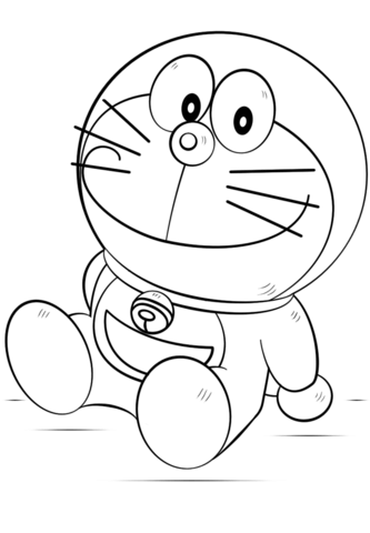 Tranh tô màu Doraemon  (5)