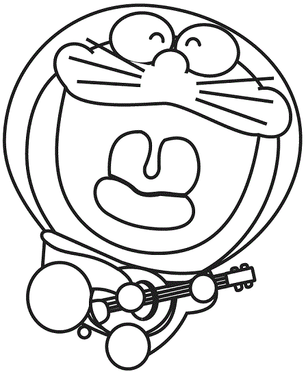 Tranh tô màu Doraemon  (80)