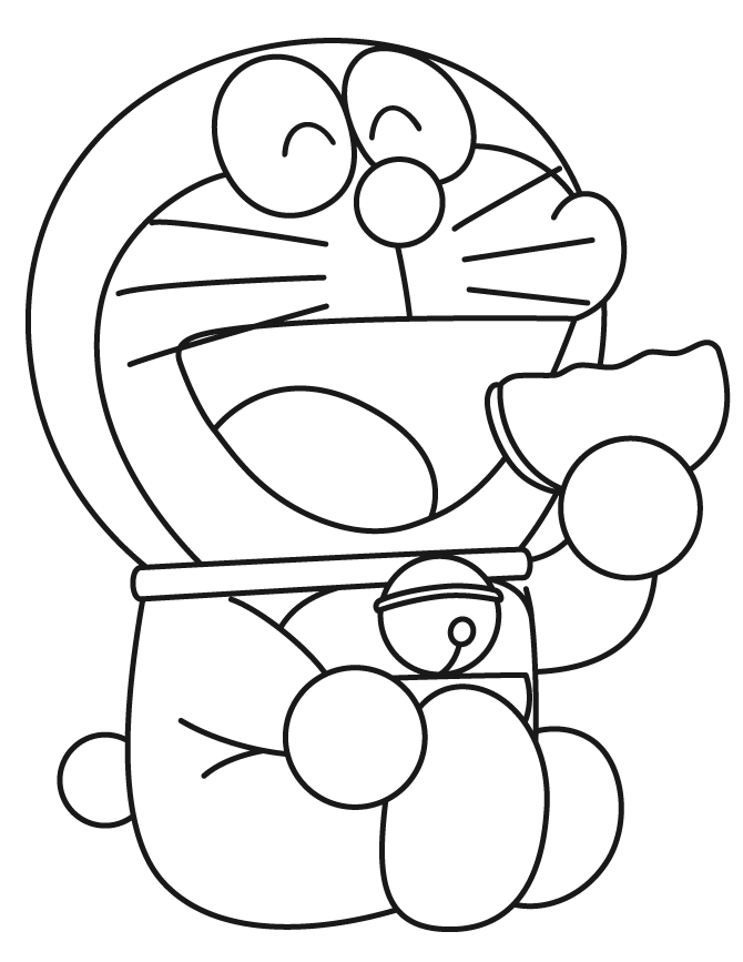 Tranh tô màu Doraemon  (88)