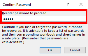 Để tiếp tục, hãy nhập lại mật khẩu vào ô bên dưới Nhập lại mật khẩu