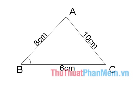 Tính diện tích tam giác ABC