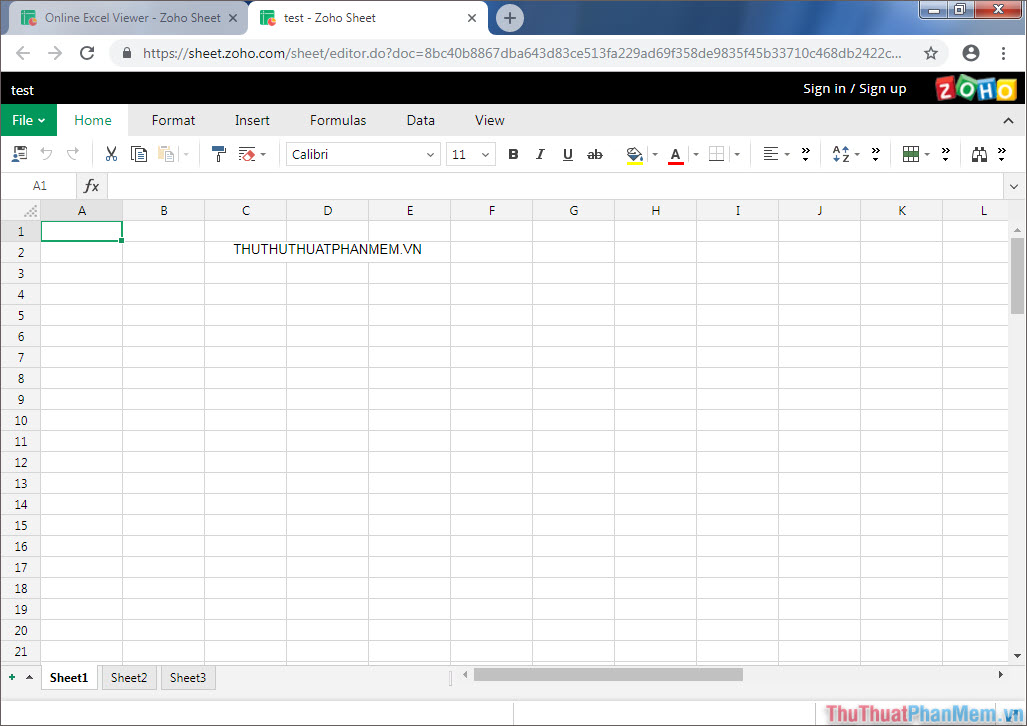 Tệp mở thành công trong Microsoft Excel